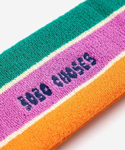 條紋毛巾布 兒童 髮帶 Striped terry headband