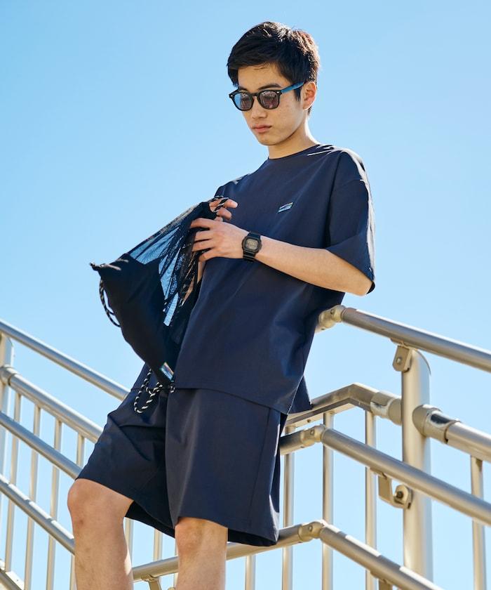 帶收納包 彈力 3in1 Tシャツ＋ショートパンツ＋防曬上衣 速幹 UV防護 遮熱 套裝
