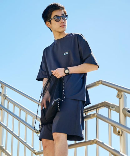 帶收納包 彈力 3in1 Tシャツ＋ショートパンツ＋防曬上衣 速幹 UV防護 遮熱 套裝