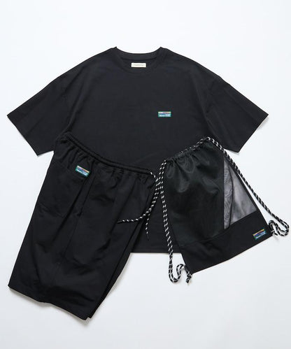 帶收納包 彈力 3in1 Tシャツ＋ショートパンツ＋防曬上衣 速幹 UV防護 遮熱 套裝