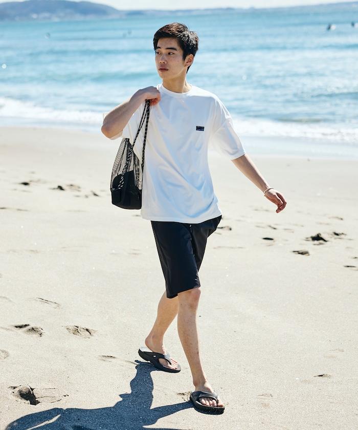 帶收納包 彈力 3in1 Tシャツ＋ショートパンツ＋防曬上衣 速幹 UV防護 遮熱 套裝