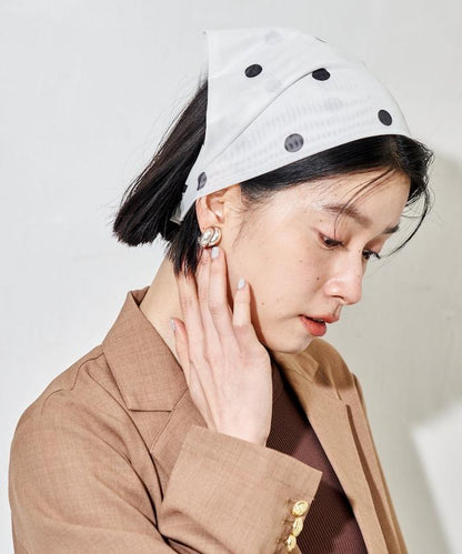 薄紗三角設計 髮帶