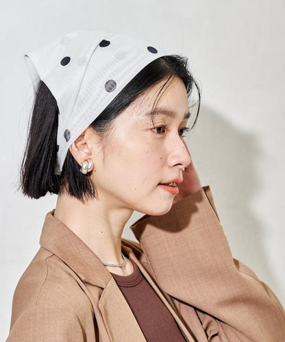 薄紗三角設計 髮帶