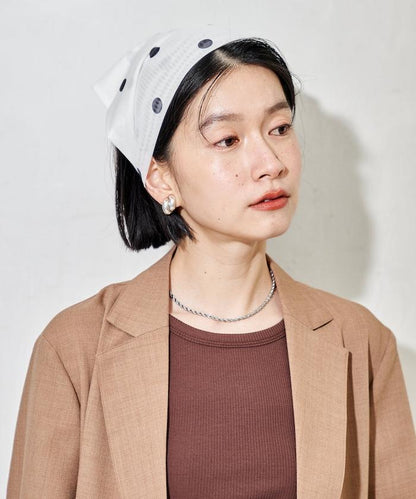 薄紗三角設計 髮帶