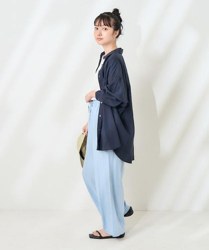 亞麻混紡 可成套搭配 襯衫