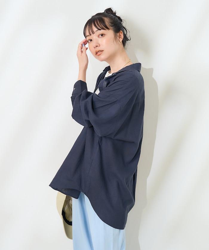 亞麻混紡 可成套搭配 襯衫