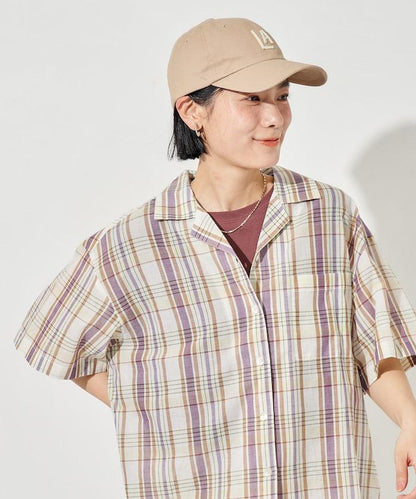 印度薄紗 開襟 短袖襯衫