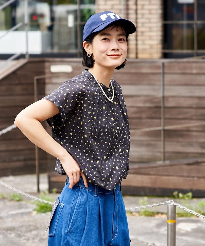 法式短袖 印度薄紗 女襯衫