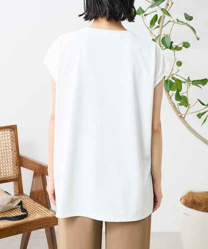 接觸冷感UV防護 法式袖 《AIR》DRY HIGHCOOL T恤
