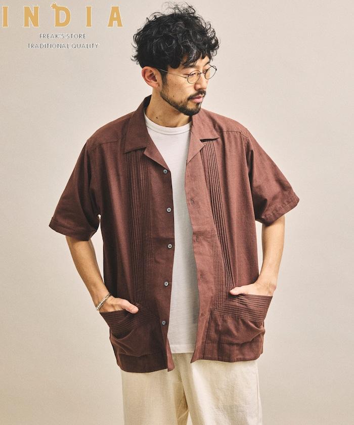 印度製造 寬鬆版 古巴短袖襯衫（新色）