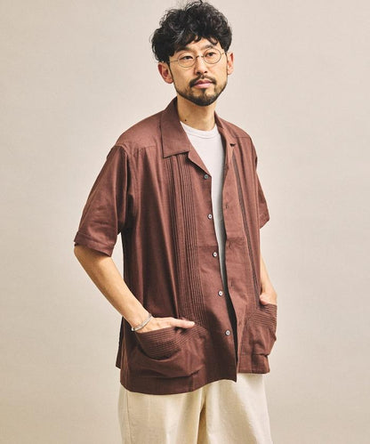 印度製造 寬鬆版 古巴短袖襯衫（新色）