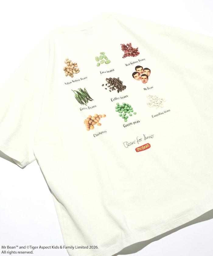 Mr. Bean/ミスタービーン Beans Tee／ビーンズ クルーネック バックプリントTシャツ