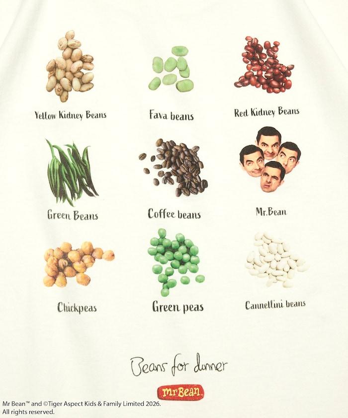 Mr. Bean/ミスタービーン Beans Tee／ビーンズ クルーネック バックプリントTシャツ
