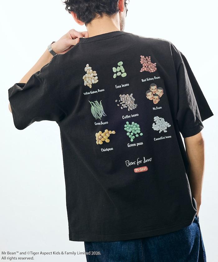 Mr. Bean/ミスタービーン Beans Tee／ビーンズ クルーネック バックプリントTシャツ