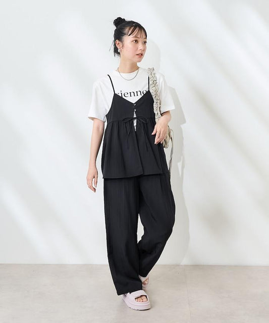 SUMMERCOOL 接觸冷感 蝴蝶結設計 吊帶套裝