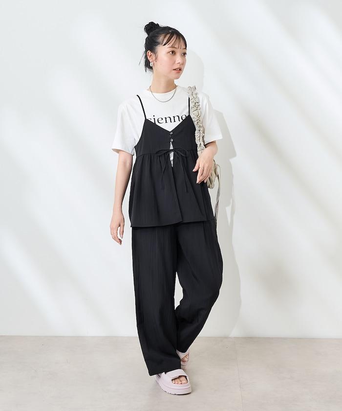 SUMMERCOOL 接觸冷感 蝴蝶結設計 吊帶套裝