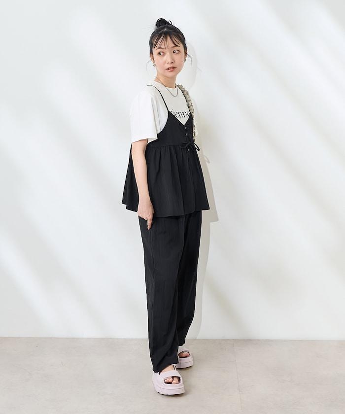 SUMMERCOOL 接觸冷感 蝴蝶結設計 吊帶套裝