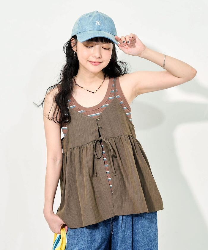 SUMMERCOOL 接觸冷感 蝴蝶結設計 吊帶套裝
