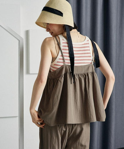 SUMMERCOOL 接觸冷感 蝴蝶結設計 吊帶套裝