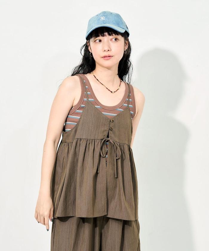 SUMMERCOOL 接觸冷感 蝴蝶結設計 吊帶套裝