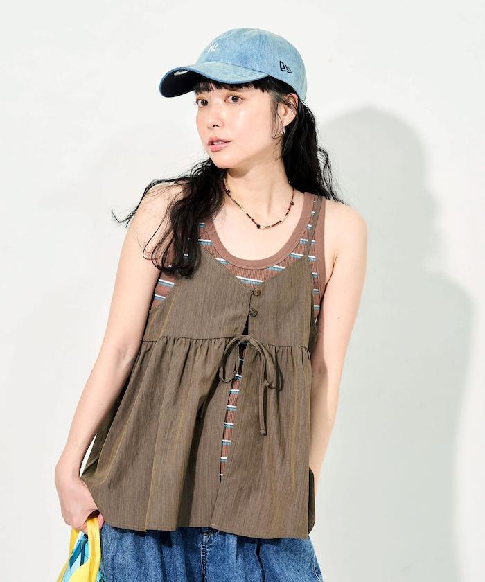 SUMMERCOOL 接觸冷感 蝴蝶結設計 吊帶套裝