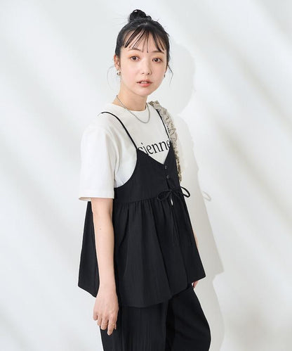 SUMMERCOOL 接觸冷感 蝴蝶結設計 吊帶套裝