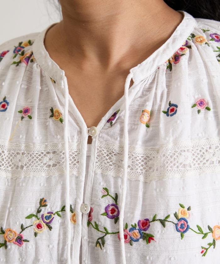花刺繡蕾絲 多比面料 連衣裙