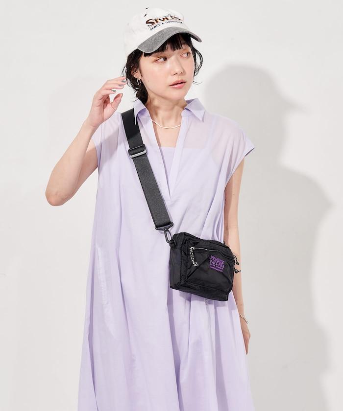 印度薄紗 翻領開襟 附內搭吊帶 連衣裙