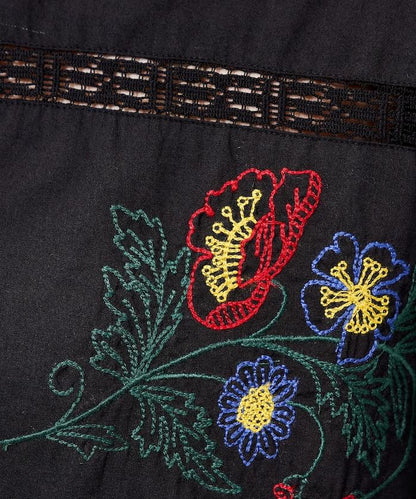 印度拼接刺繡鬆緊休閒褲（可搭配套裝）