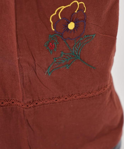 印度拼接刺繡鬆緊休閒褲（可搭配套裝）