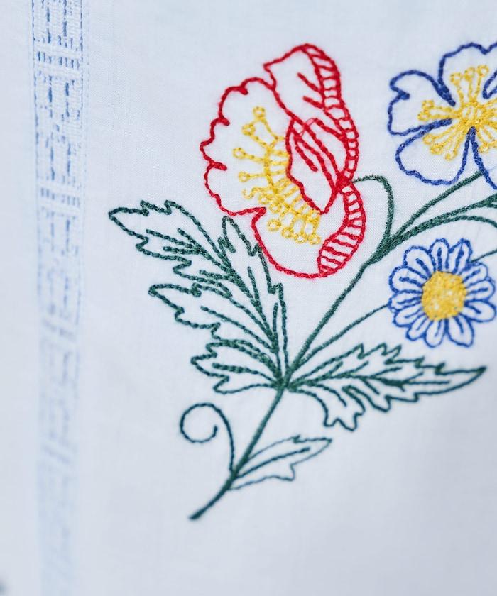印度拼接刺繡鬆緊休閒褲（可搭配套裝）