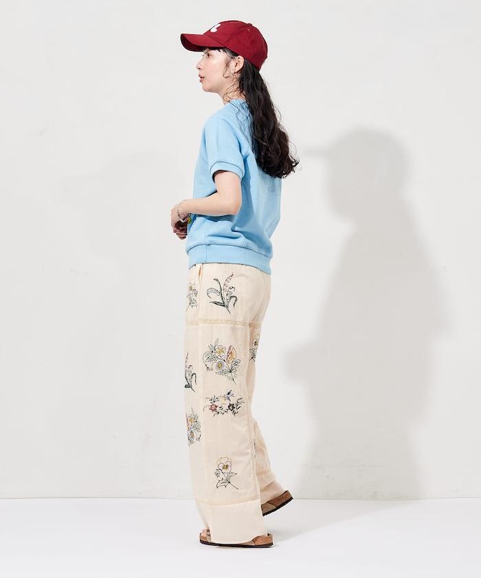 印度拼接刺繡鬆緊休閒褲（可搭配套裝）