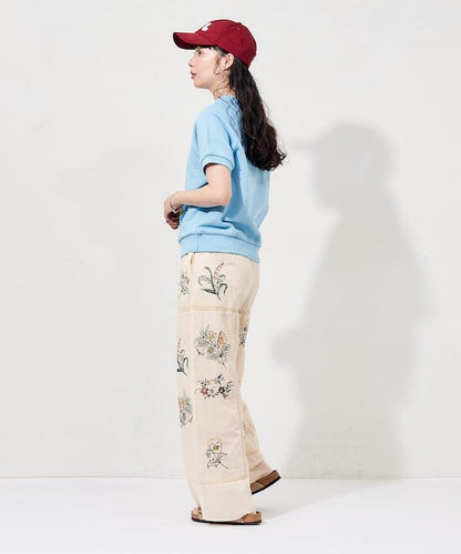 印度拼接刺繡鬆緊休閒褲（可搭配套裝）