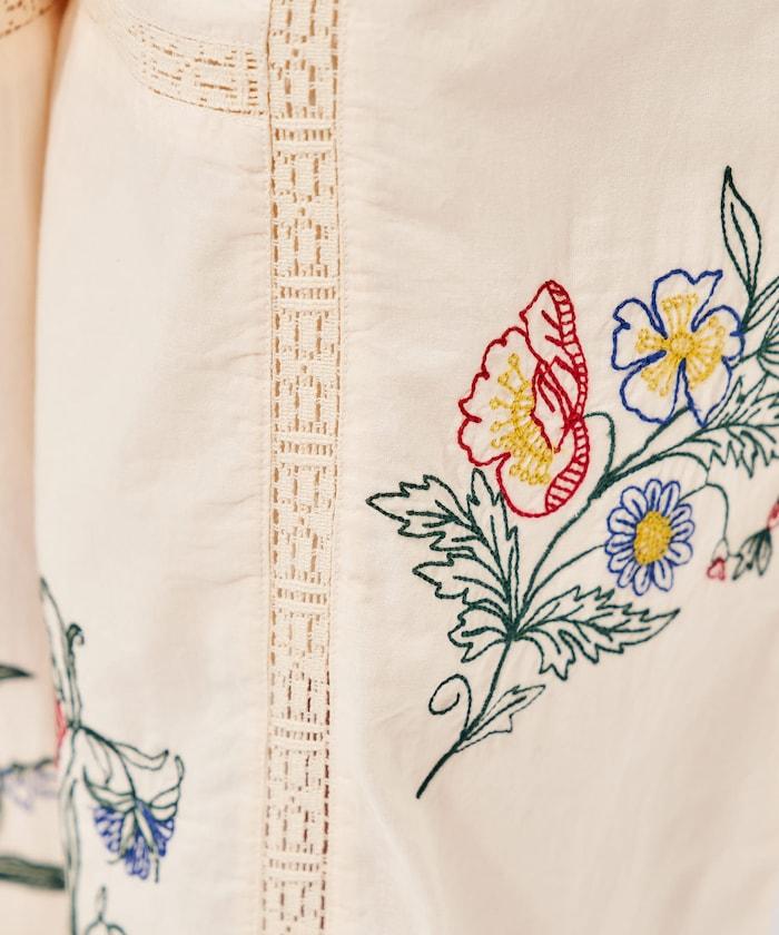 印度拼接刺繡鬆緊休閒褲（可搭配套裝）