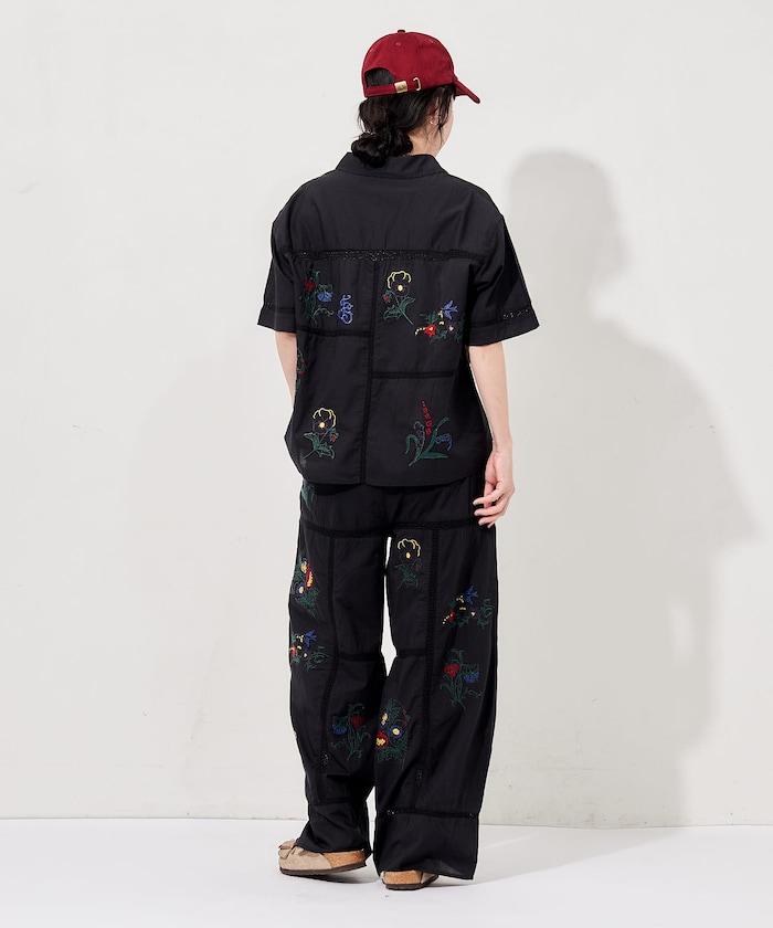 印度拼接刺繡鬆緊休閒褲（可搭配套裝）