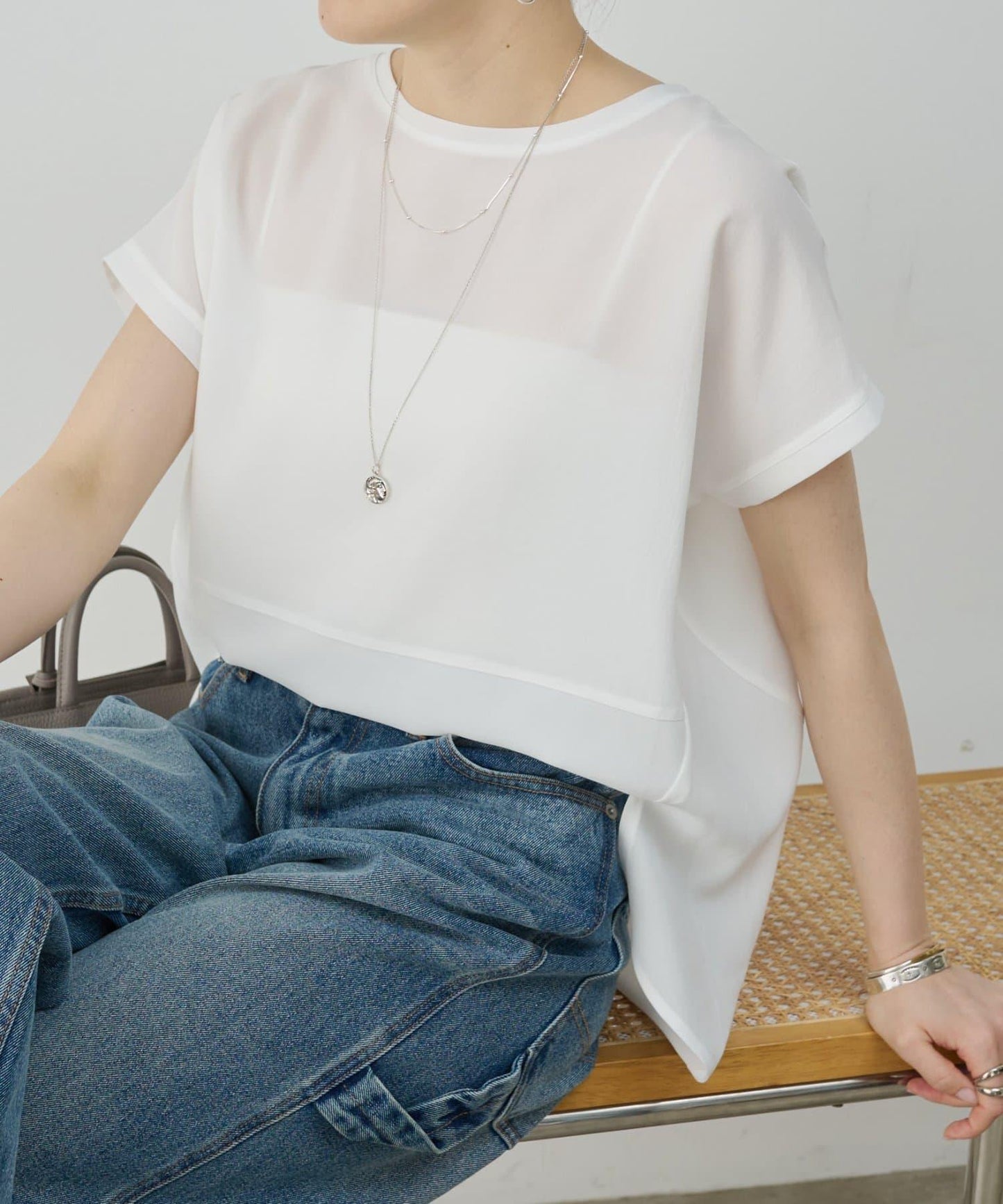 背部繭型 女襯衫