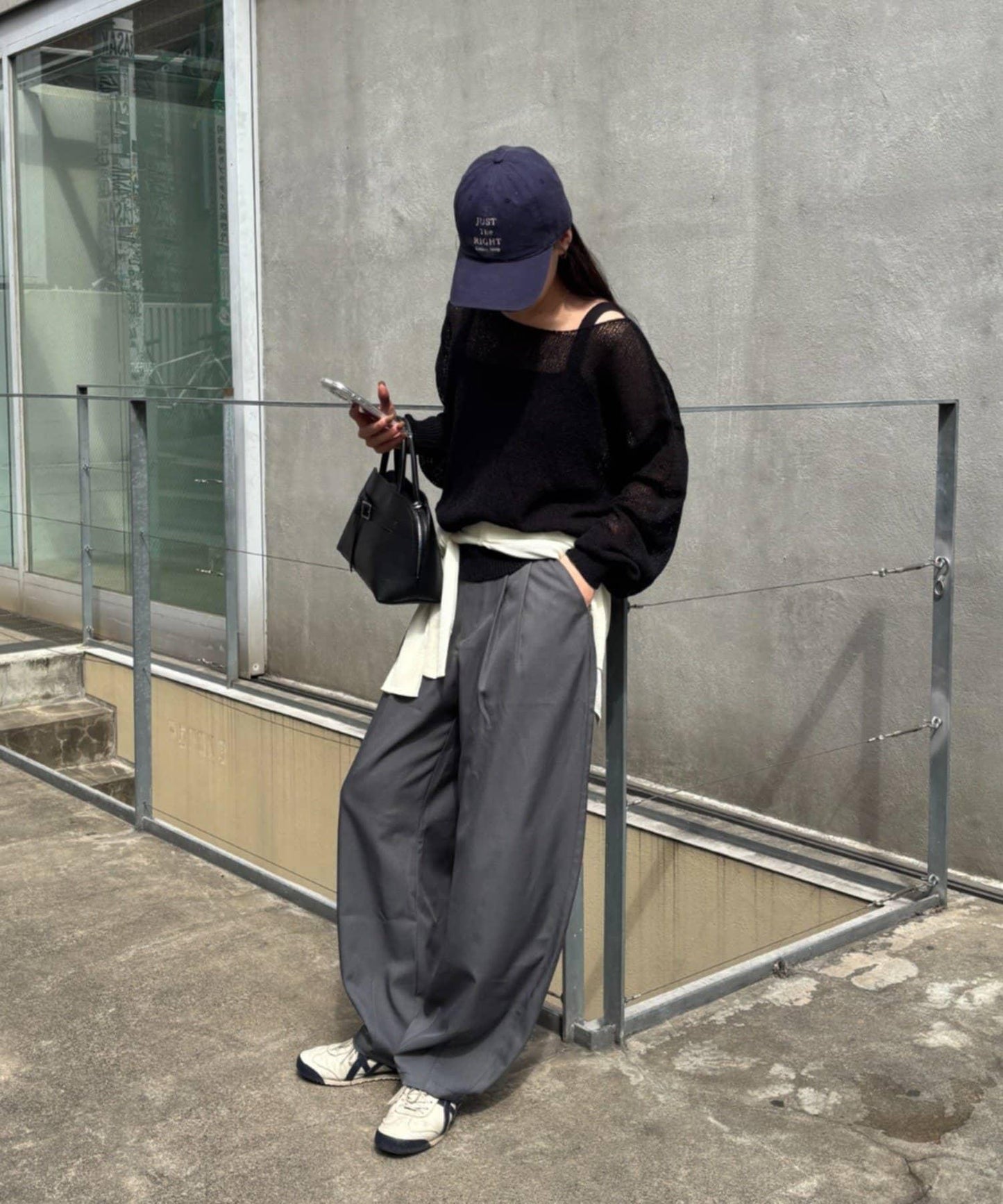 PIKO企畫 雙褶弧形西裝褲