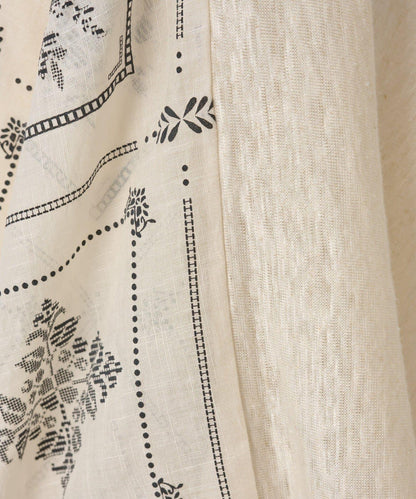 刺繡風印花 套頭上衣