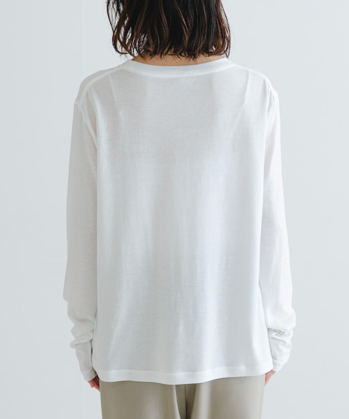 HAKUJI Cellulose cotton 長袖套頭衫