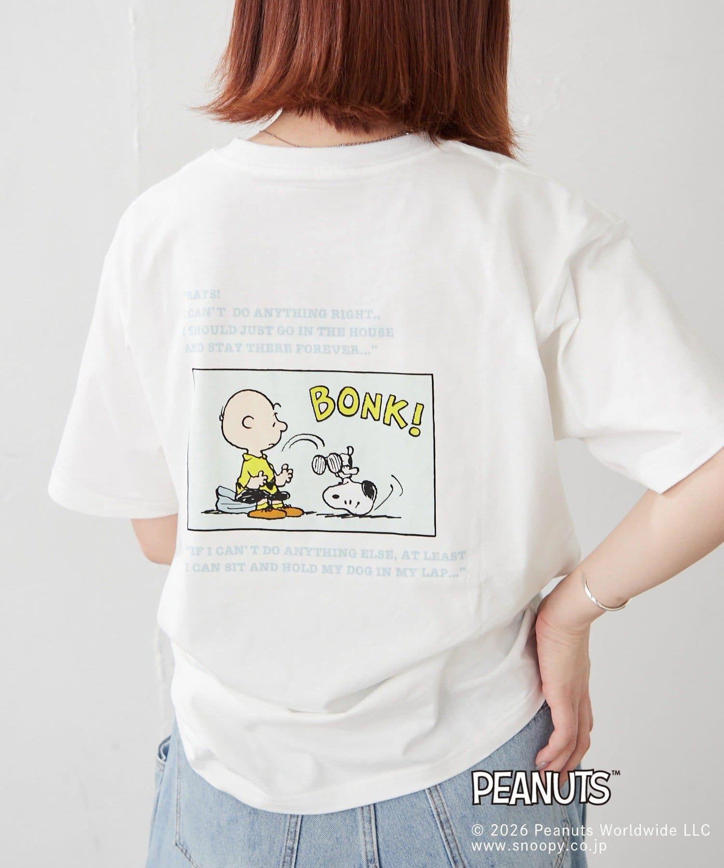 PEANUTS（花生漫畫） T恤 常規設計款