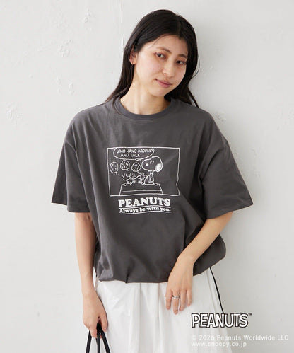 PEANUTS（花生漫畫） 慵懶風設計 T恤