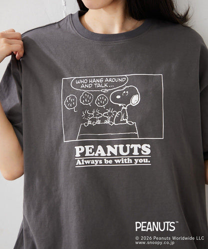 PEANUTS（花生漫畫） 慵懶風設計 T恤