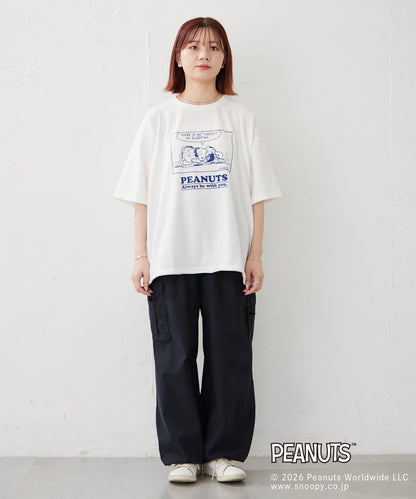 PEANUTS（花生漫畫） 慵懶風設計 T恤
