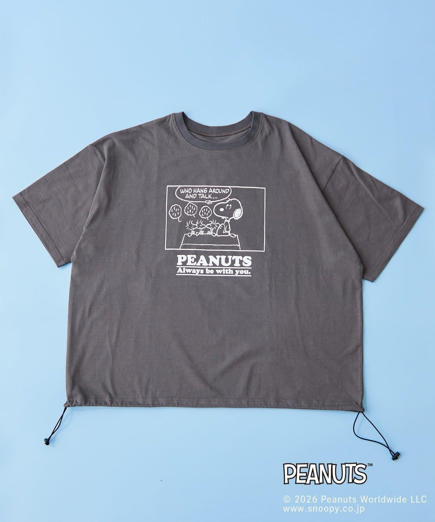 PEANUTS（花生漫畫） 慵懶風設計 T恤