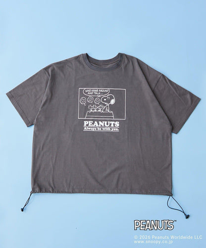 PEANUTS（花生漫畫） 慵懶風設計 T恤