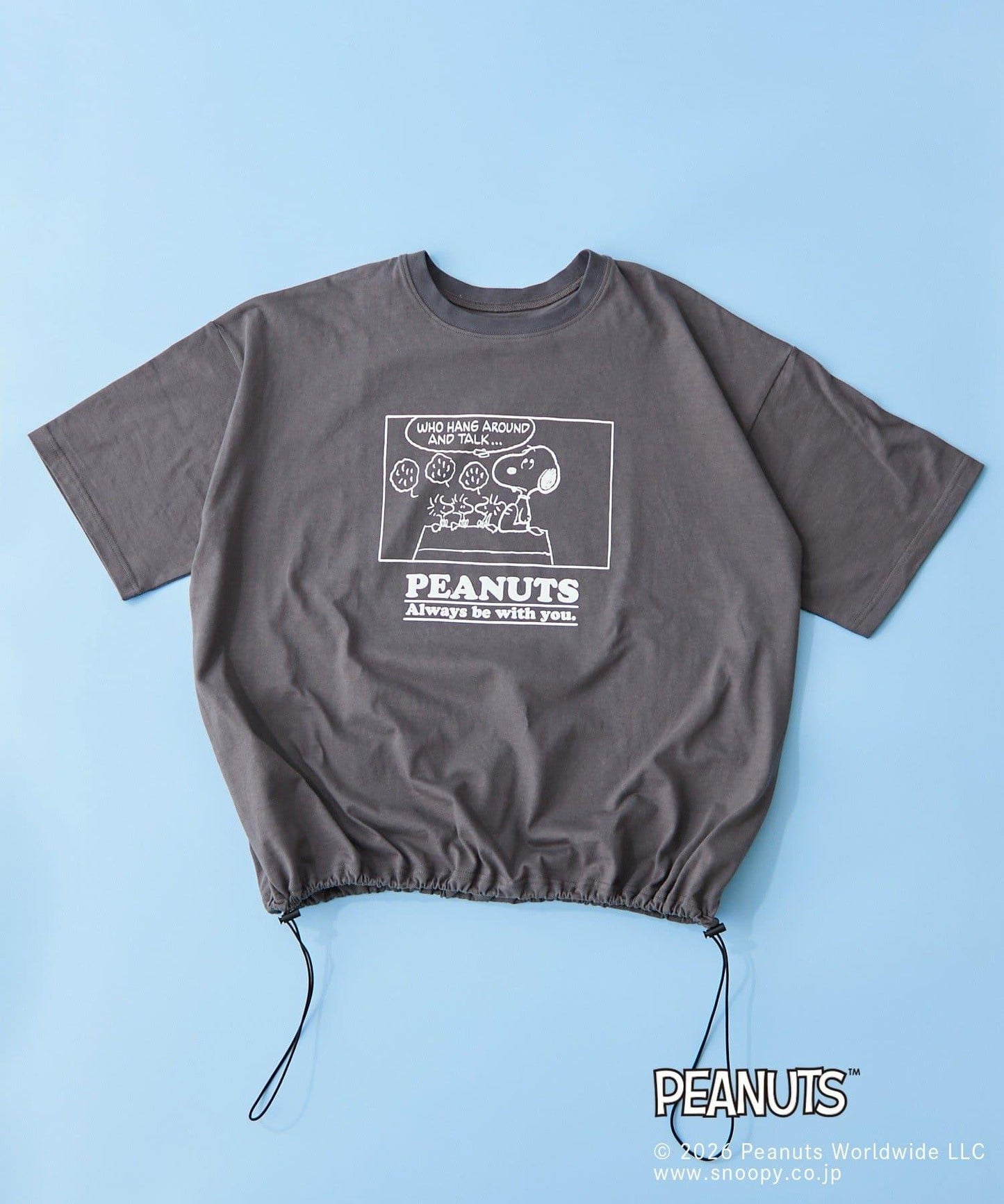 PEANUTS（花生漫畫） 慵懶風設計 T恤