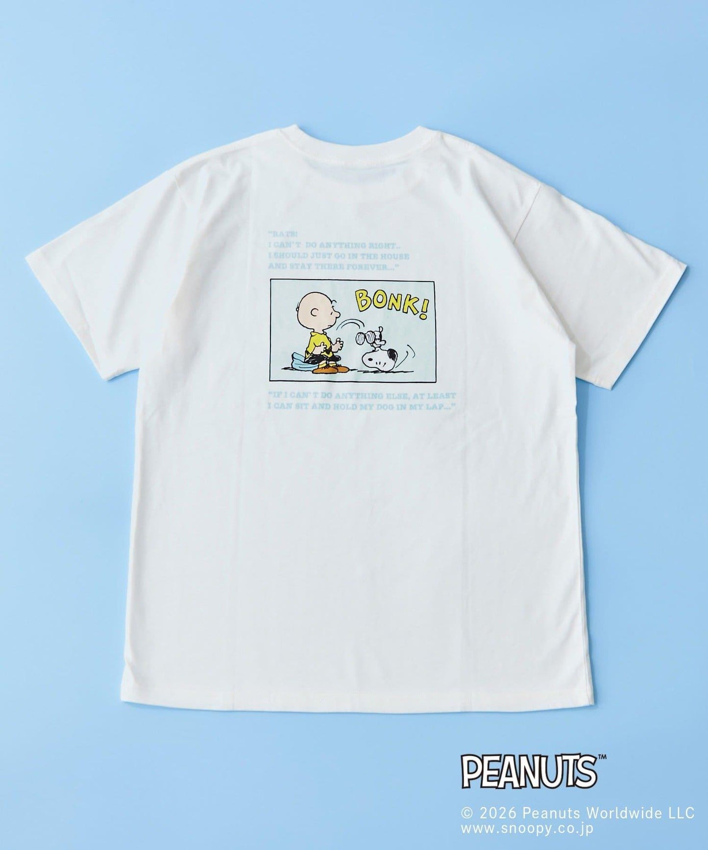 PEANUTS（花生漫畫） T恤 常規設計款