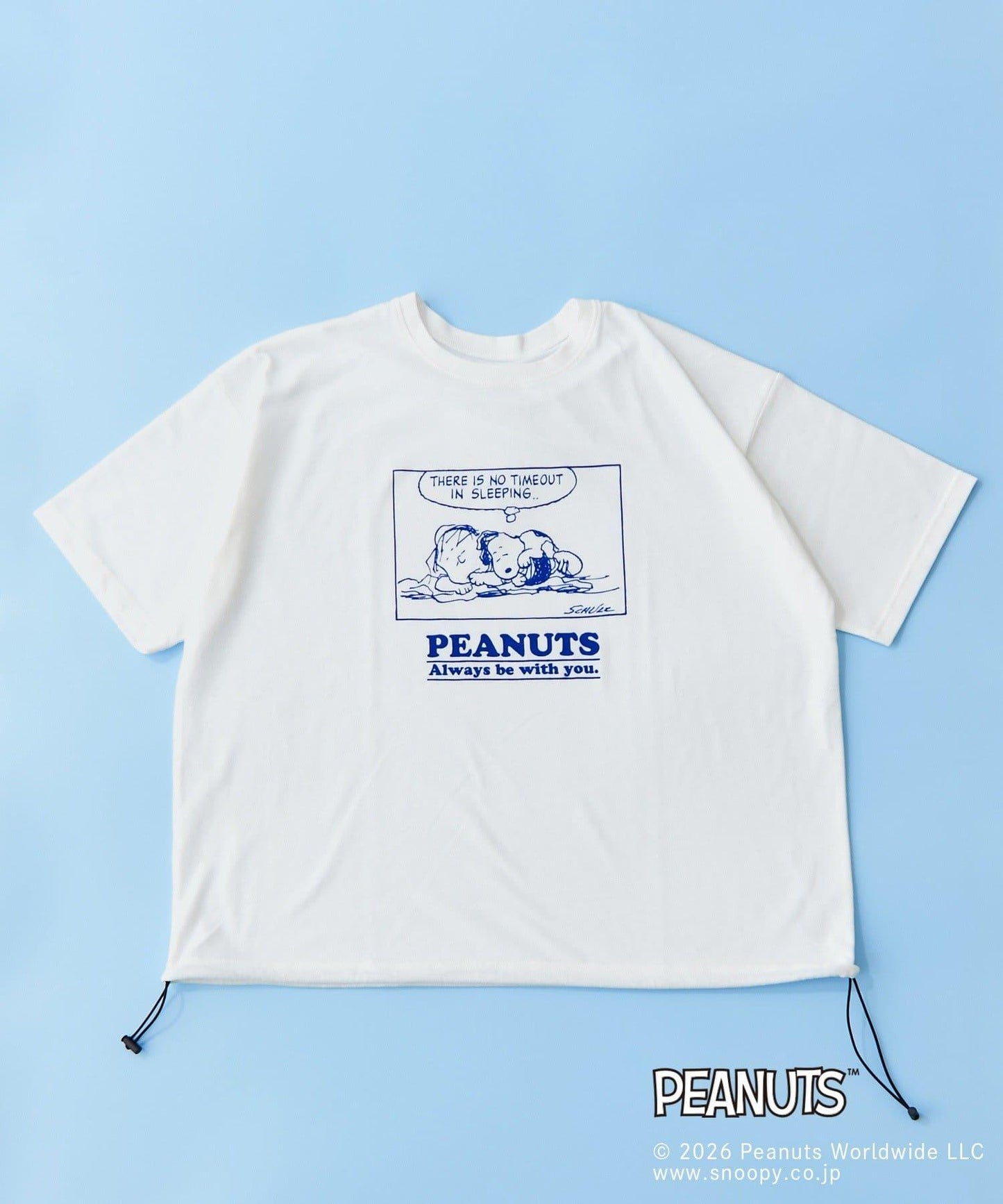 PEANUTS（花生漫畫） 慵懶風設計 T恤
