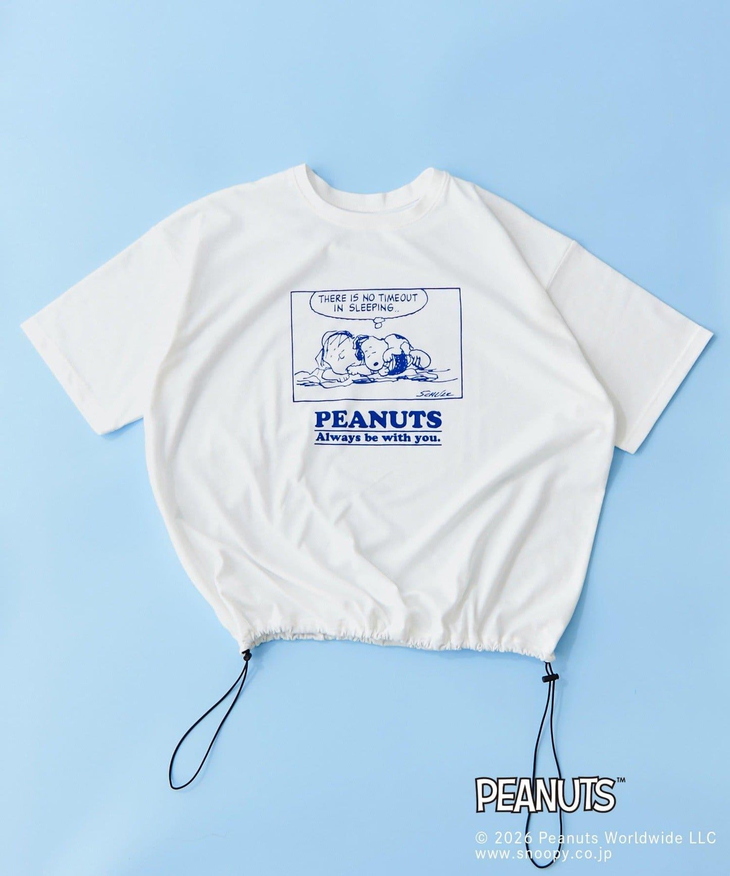 PEANUTS（花生漫畫） 慵懶風設計 T恤