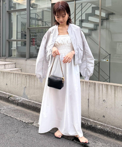 PUFRILL 荷葉邊吊帶連衣裙